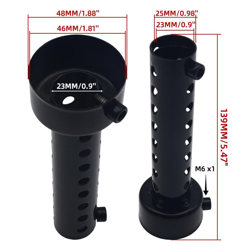 

2x мотоциклетный глушитель DB Killer, шумоподавитель, выхлопная система, регулируемый глушитель, железный глушитель 35 мм/42 мм/45 мм/48 мм/60 мм