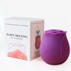 Rose Sucking & Tongue Licking Vibrator for Women - Adult Sex Toy Masturbator