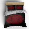 Viking helmet, red circle. Bedding sets Duvet cover sets Duvet covers Pillowcases(1 * Duvet Cover 2 * Pillowcases, without duvet insert)