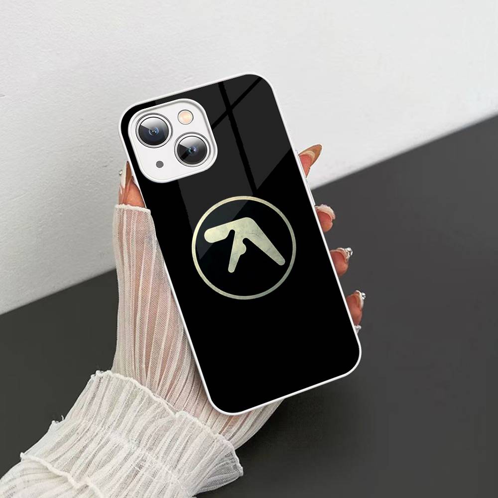 DJ A-Aphex T-Twin Tempered Glass For Iphone 14 13 12 11 Pro Mini XS MAX 14Plus X XS XR Cover