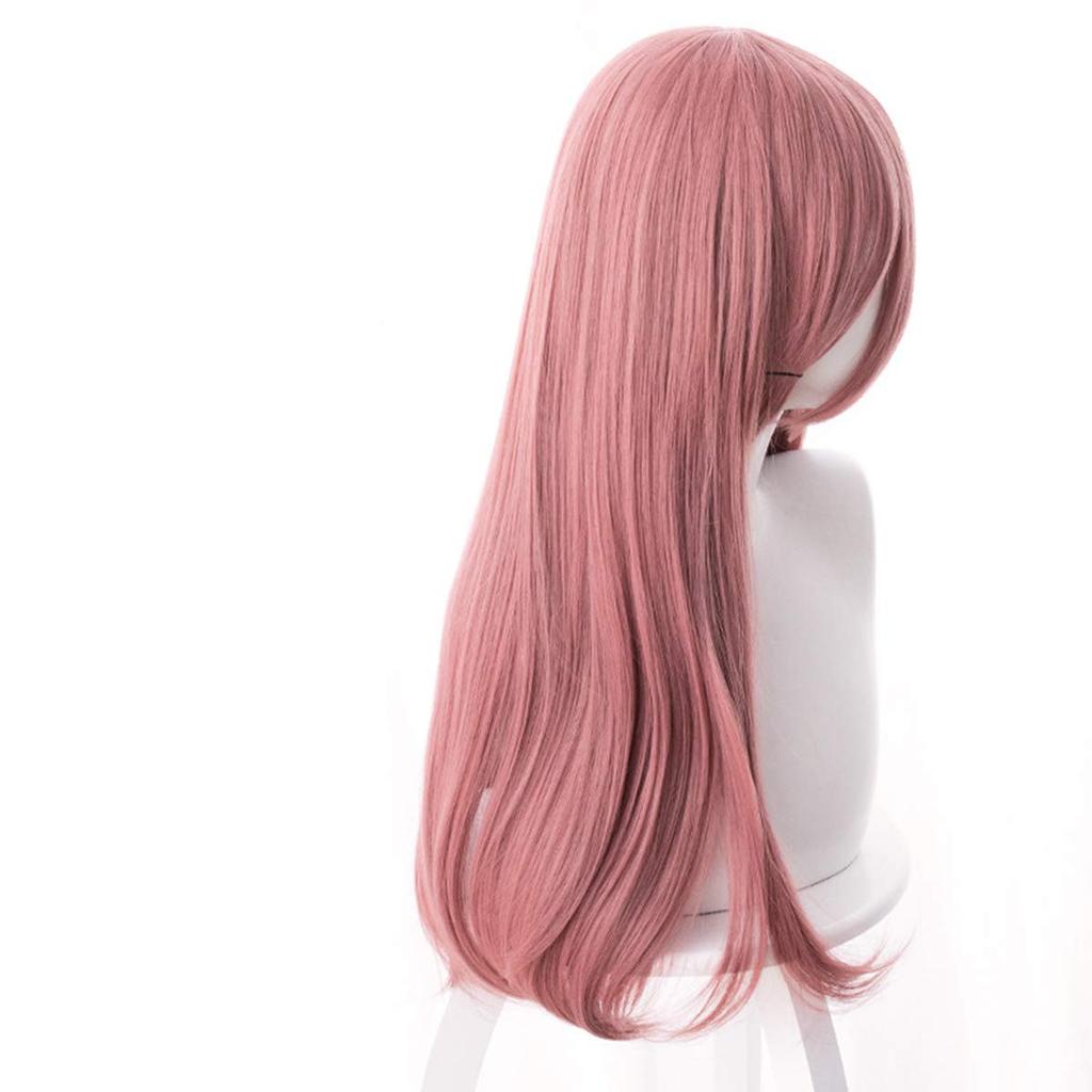 Pink Long for and Perfect for Cultural Photo and School Includes Wig Wig, Heat-Resistant, Cosplay, Costumes, Disguises, Halloween, Christmas,