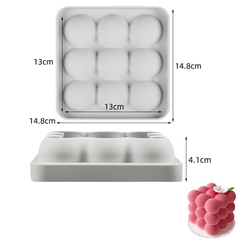 Fruit Silicone Cake Mold Heart Geometry Chocolate Ice Cube Biscuit Jelly Mould DIY Cloud Moon Pudding Baking Set Birthday Gifts