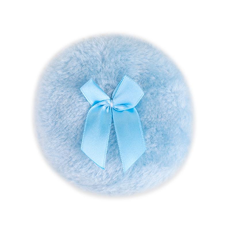 Ultra Soft Large Fluffy Powder Puff Washable Reusable Velour Face Body Powder Puff Loose Powder Puffs Wet Dry Makeup Tool