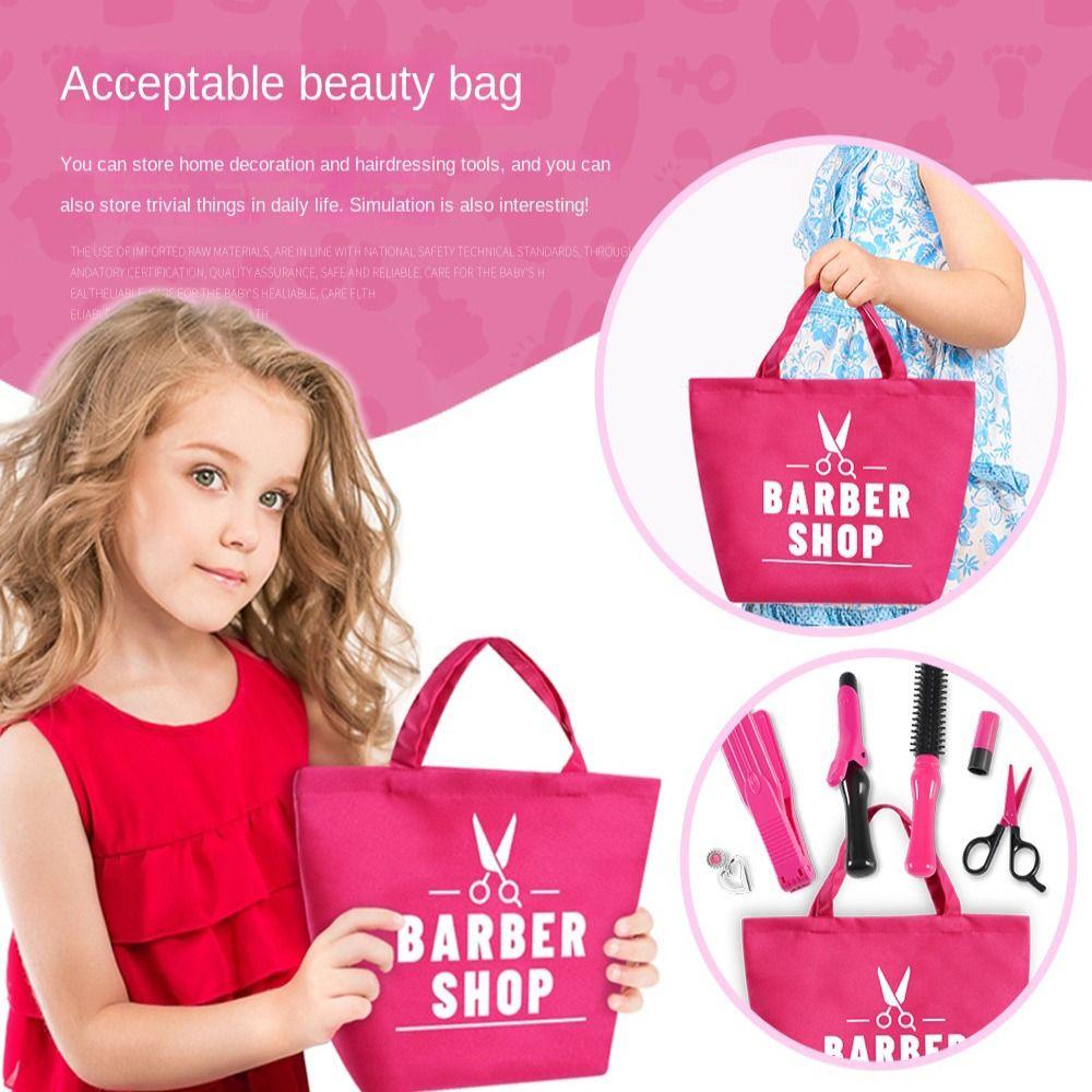 Comb Girl Pretend Play Toys Apron Beauty Handle Box Children Make Up Set Children's Gifts