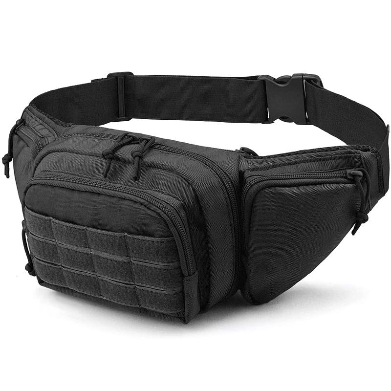 Tactical Multi-Function Waist Pack Fanny Packs For Men Nylon Shoulder Hiking Mobile Phone Bag Sports High-Capacity Waist Bag