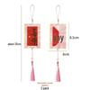 2026 Guochao Ancient Style Fan-Shaped New Year Blessing Card - Creative Hanging Gift