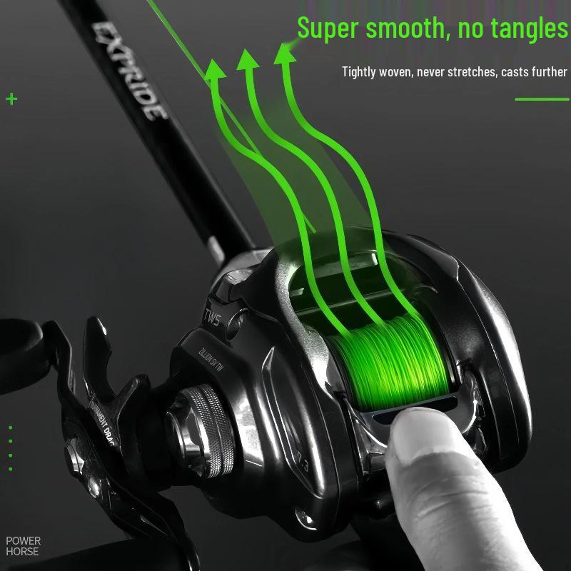 Genuine 9-Strand PE Fishing Line, 100 Meters – Strong Tensile Force for Horse Fishing