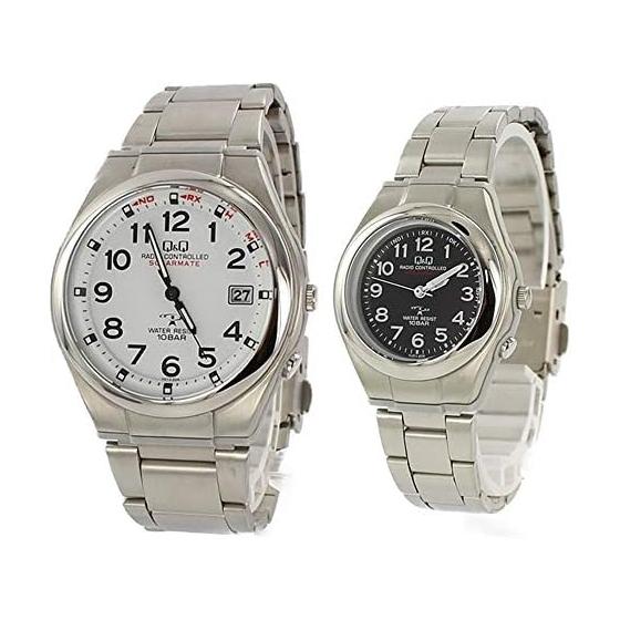 

[Citizen] CITIZEN [6 пар моделей на выбор] [Оригинальный продукт, произведенный в Японии] CITIZEN Q&Q Cue and Cue Мужские Женские Парные Часы Радиоуправляемые Солнечные Аналоговые