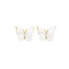 S925 Silver Pearl Butterfly Earrings - Elegant and Versatile Female Accessory