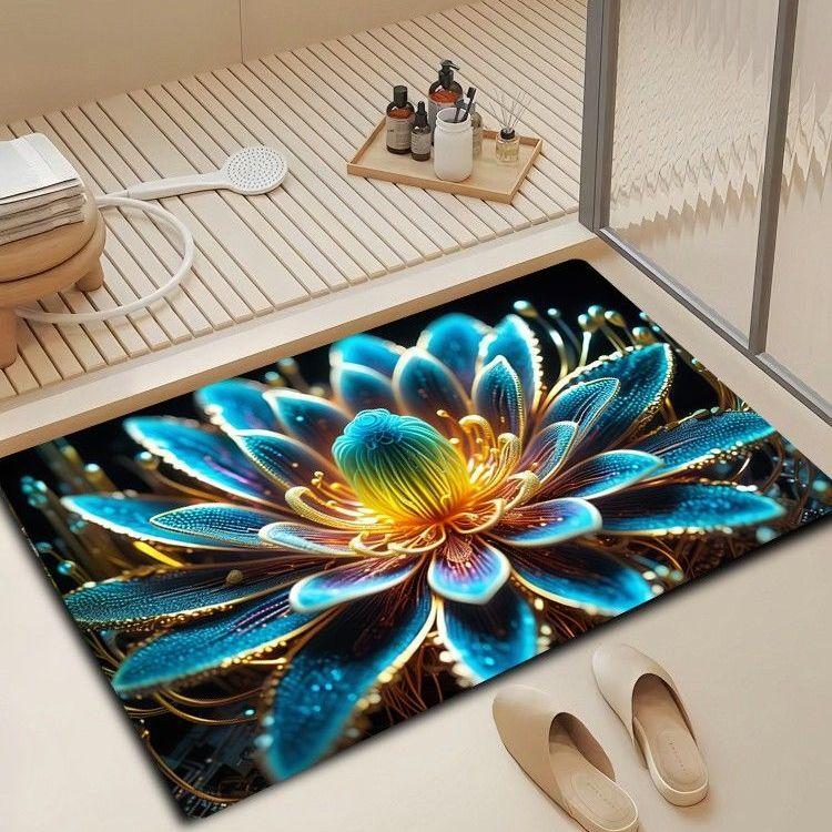 Household Items Diatom Floor Mat Bathroom Toilet Toilet Door Water Absorption Non-slip Non-slip Mat Foot Mat New Porch
