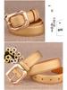 Women's Pin Buckle Leather Belt - New, Stylish & Versatile Korean Casual Cowhide Design