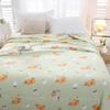 You Meng Jia Ju Orange Core Skin-Nourishing Washed Cotton Mother-Child Quilt Set