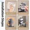 Suction Cup Wall Mounted Ashtray Household Toilet Bathroom Punch-free Anti-fly Ash Storage Split Creative Ashtray Rack