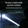 Rechargeable Lighting Flashlight Larger irradiation range longdistance shooting Waterproof and drop resistant laser gun Strong