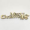 Merry Christmas Wooden Tree Letter Sign Decoration