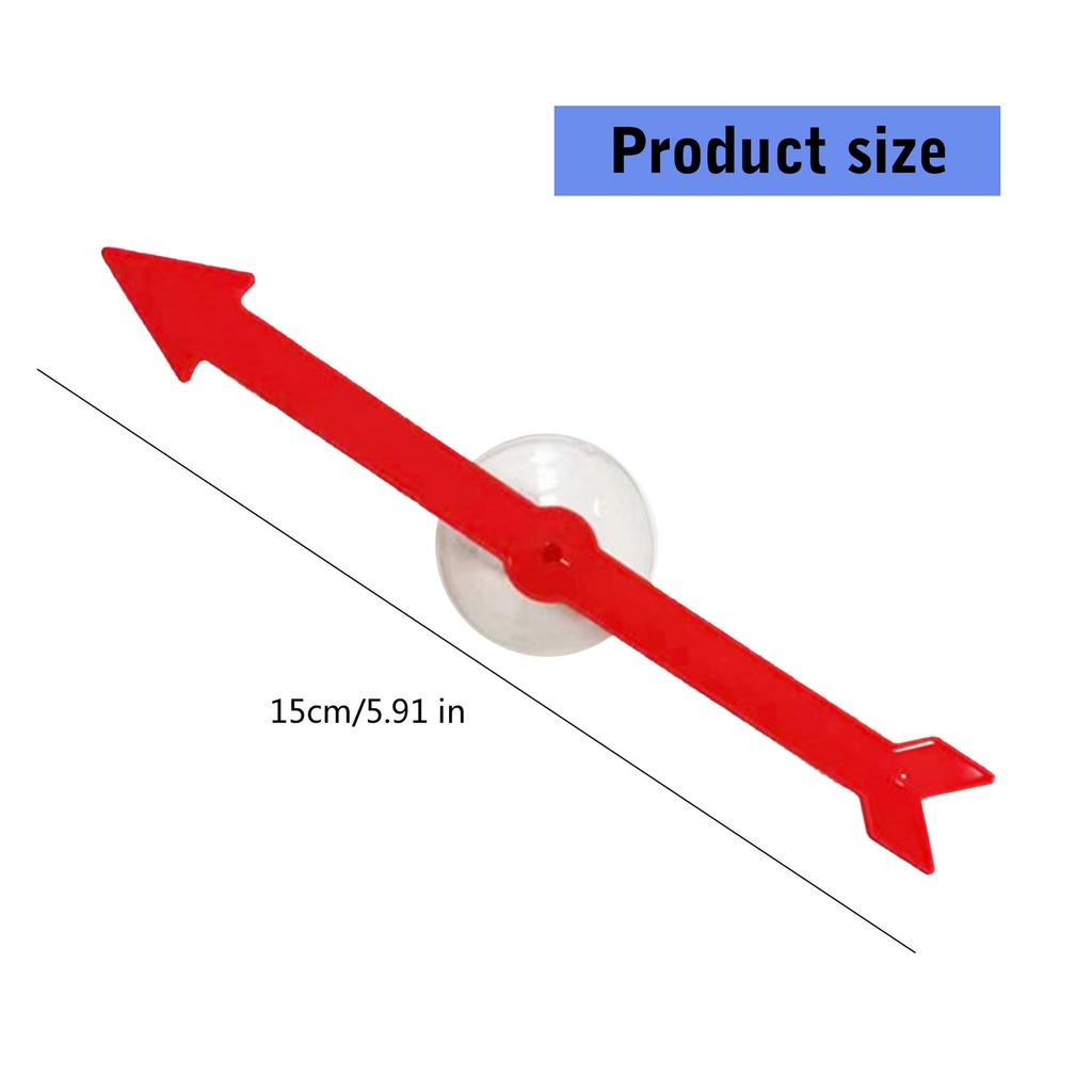 Velký roztočný šíp pro třídní hru a DIY aktivity Interaktivní herní roztočný šíp Příslušenství Přísavka