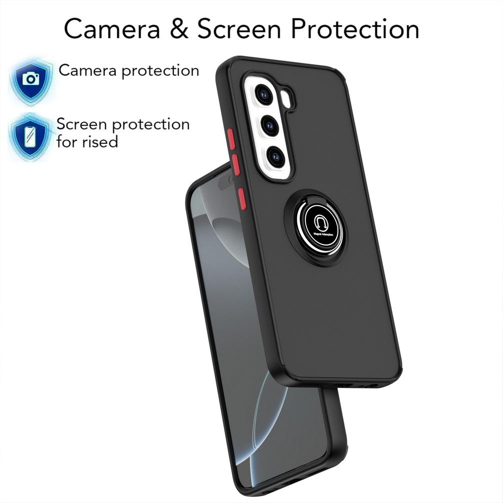 Rotatable Bracket Case for Infinix Hot 50 Pro Hot50 50i 40 Pro 40i 30 Play 30i Note 40 Pro + 30i Metal Ring Car Holder Cover