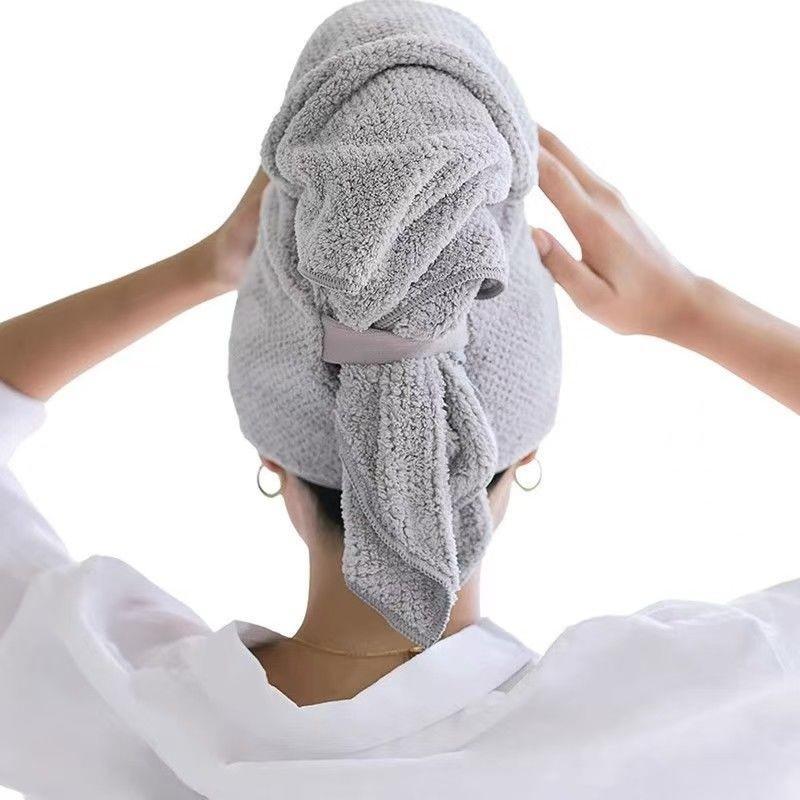 Quick-Dry Pineapple Hair Towel Wrap for Women - Thickened, Stylish Bath Cap for Fast Hair Drying