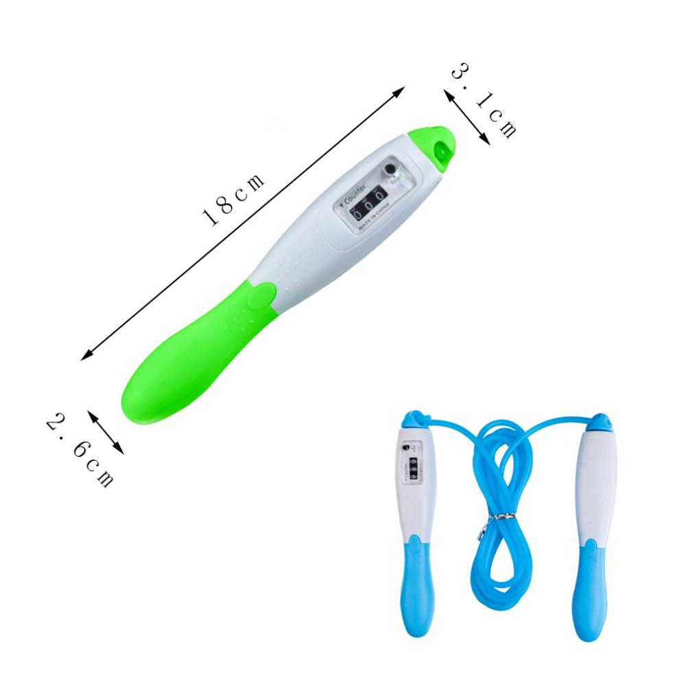 Jump Skipping Rope Cable Adjustable Counting Jump Rope Fitness Exercise Training Gym Sports 3 Meters for Kids Adults