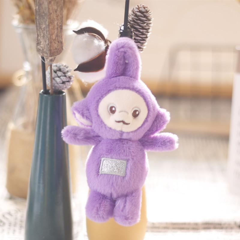 Adorable Llavero de Peluche Teletubbies Lindo Amuleto para Bolso de Muñeco de Animal Juguete Suave