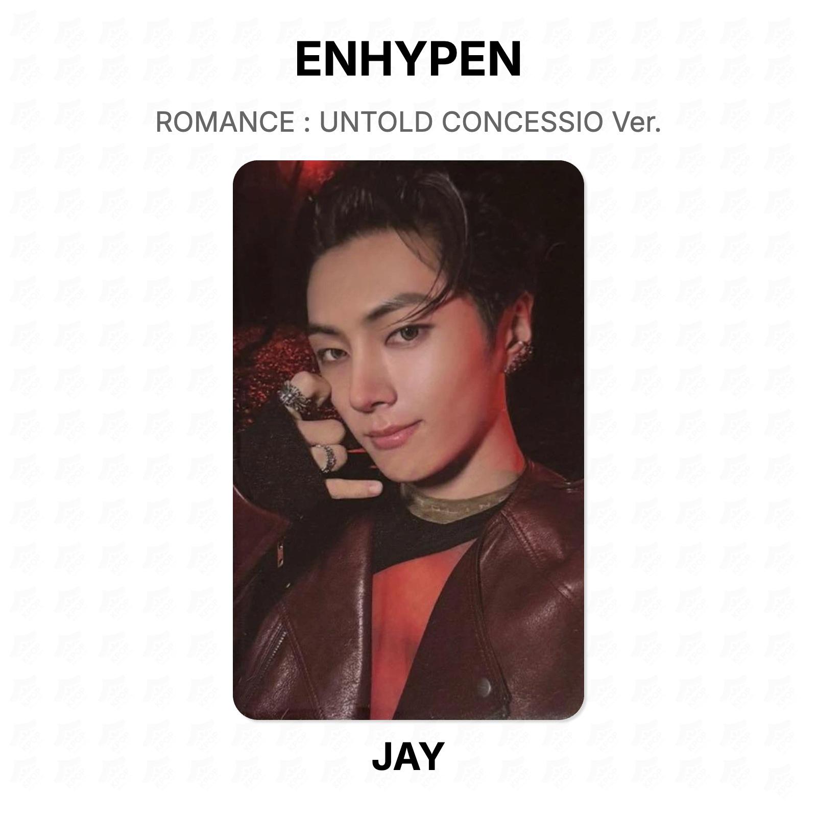 ENHYPEN ROMANCE : UNTOLD CONCESSIO Ver. Official Photocard JAY