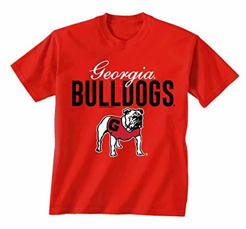 New World Graphics UGA Script Georgia Short Sleeve Tee Shirt Red Unisex T-Shirt
