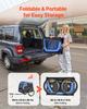 VEVOR Dog Bike Trailer, Supports Up To 30 Kg, Pet Cart Bicycle Carrier for Small & Medium Dogs, Easy Folding Frame with Quick Release Wheel