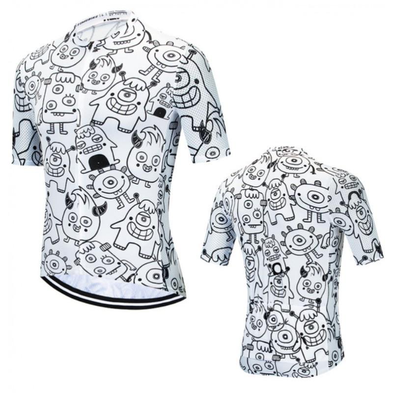 Men Women Cycling Jersey Short Sleeve Bike Shirt Breathable Quick Dry Road Mountain Riding