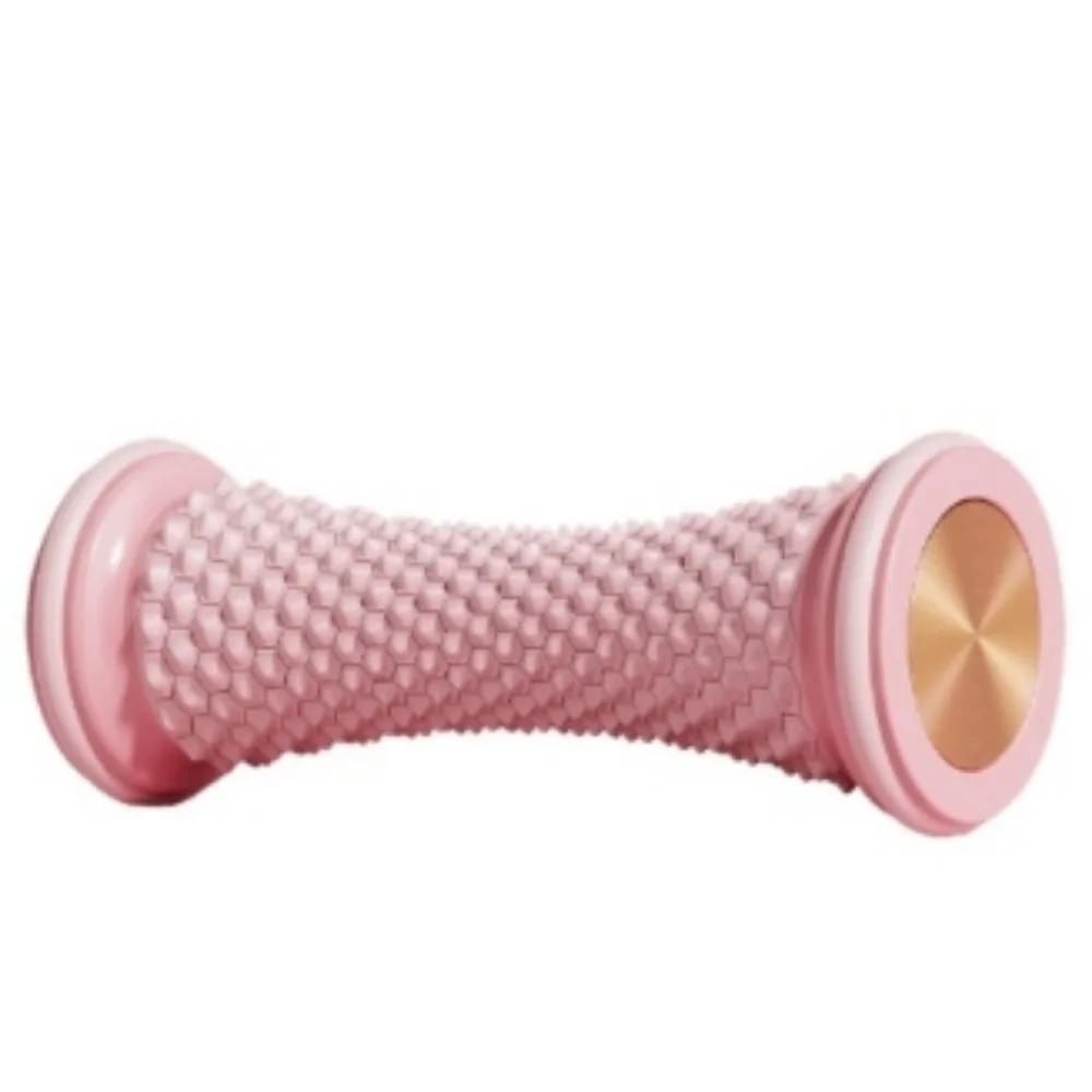 Durable And Safe 1Pc Deep Tissue Foot Massager Roller Spiky Yoga Plantar Fascia Relief W/ Non-Slip Base For Muscle Relaxation Reflexology Therapy