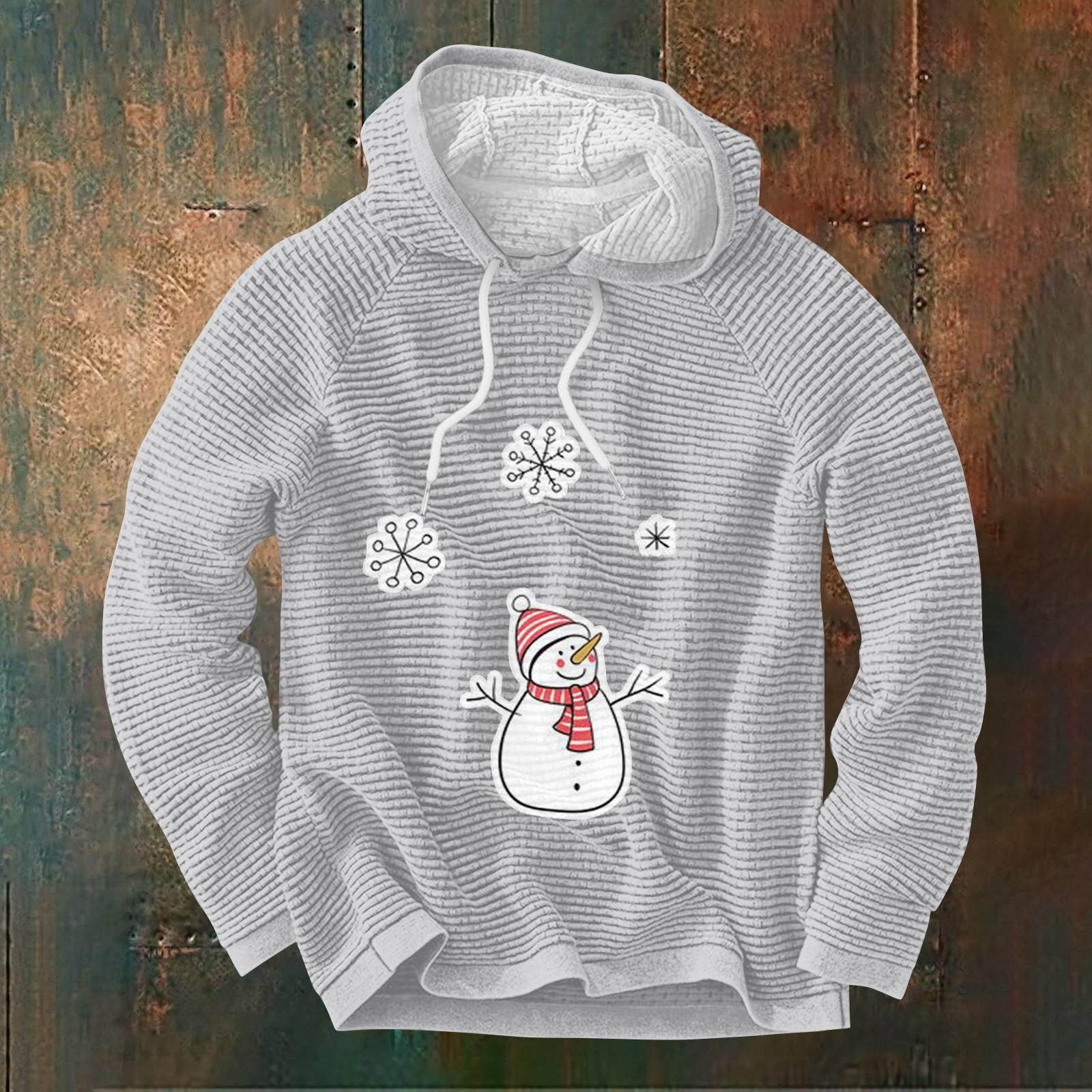 

Мужской повседневный и модный свитер с длинными рукавами и капюшоном XL