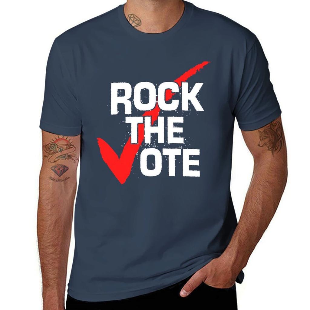 Rock The Vote Tshirt Perforunisexce Workout Short Sleeve Tee