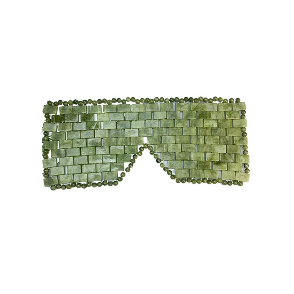 Augenmassagegerät Jade-Augenmaske Gesichts-SPA Kühlende Gesichtsmaske Geschenk Schlaf-Augenmaske Augenentspannung