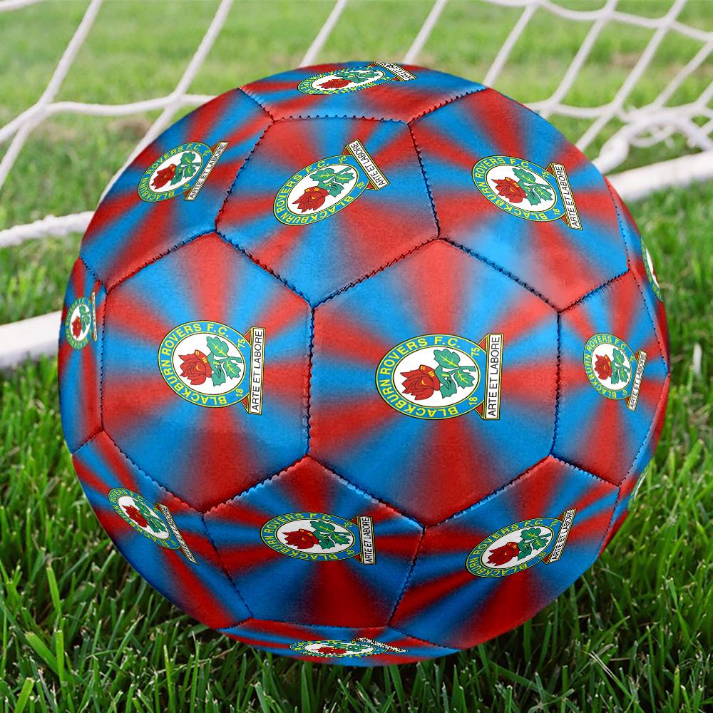 Rovers Crest Football Club Printed Size 5 Soccer Balls, High-Quality, Anti-Slip, Protective Football, A Unique Gift , Birthdays, Christmas Gifts