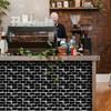 Stickers Backsplash Stick Subway Tile Glossy for Kitchen Bathroom