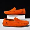 Zapatos de Conducir Clásicos Británicos de Cuero sin Cordones para Pareja, Tallas Grandes 35-49.