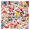 55 Cartoon Captain Underpants Comic Doodle Stickers for Suitcase & Water Bottle