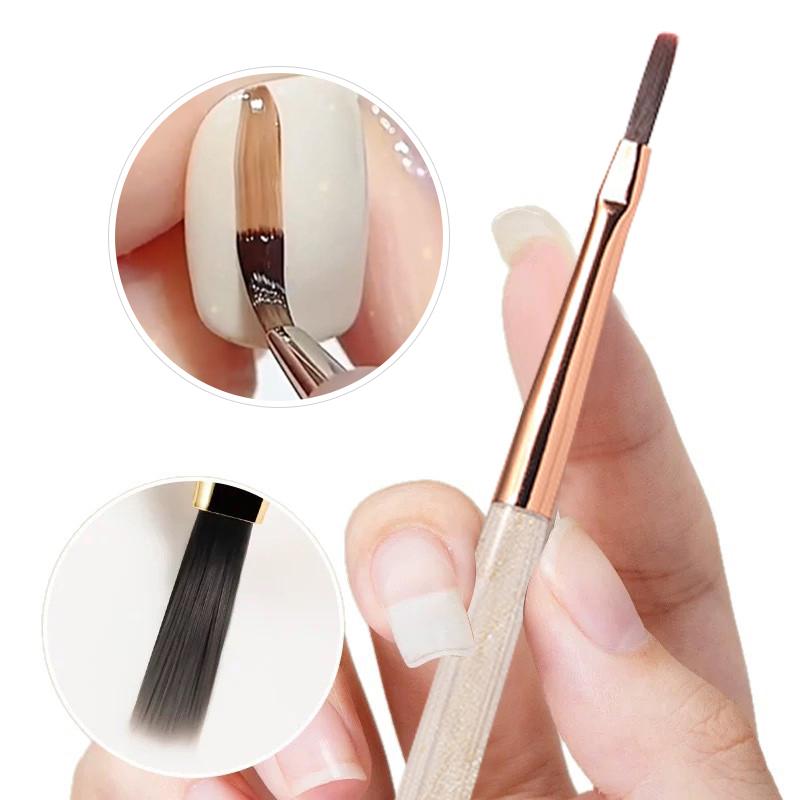 1/2PCS French Plaid Nail Art Brushes Set Line Grid Pattern Drawing Pen For DIY UV Gel Extension Painting Supplies DIY Design