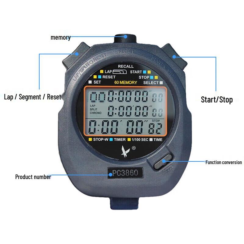 Tianfu Digitale Sportstoppuhr & Timer