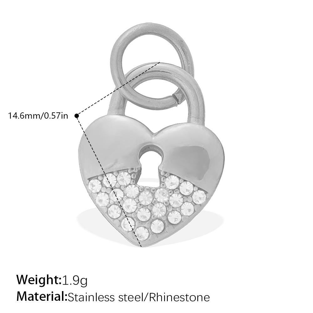 Luxurious Rhinestone Lock Pendant for Women – Unique and Versatile Jewelry Accessory