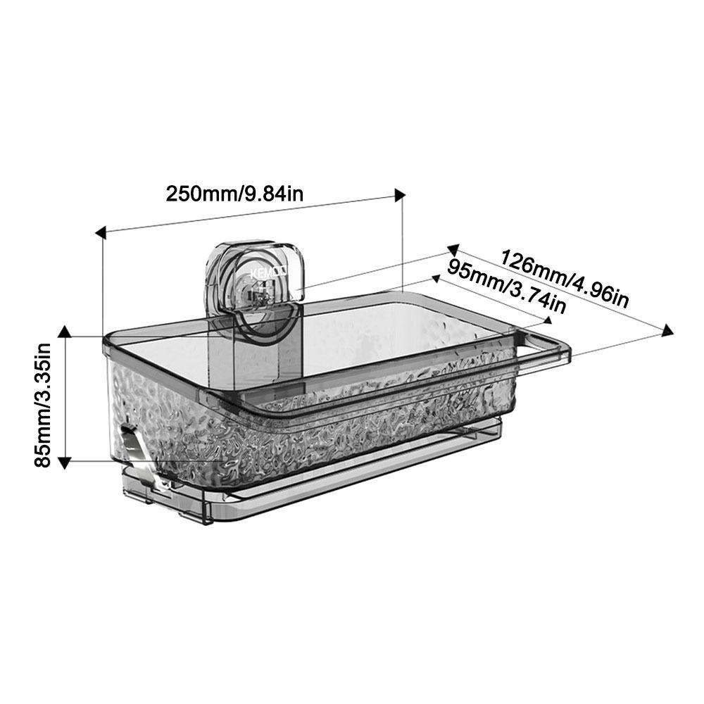 Towel Sink Drain Basket Dishcloth Sink Sponge Holder Durable Shelf Storage Rack  For Bathroom