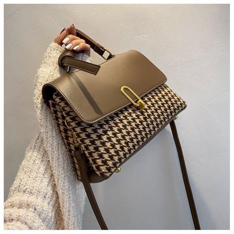 

2024 Women s Coffee Influencer Bag - Stylish Fall/Winter Shoulder & Crossbody кофейный