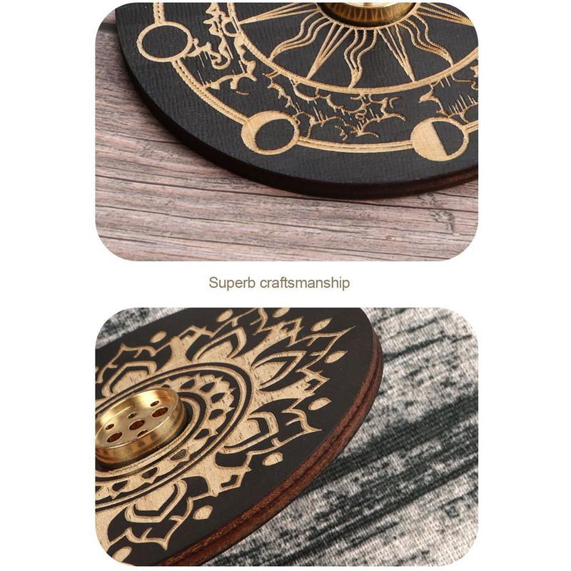 Wooden Incense Burner Line Stick Incense Holder For Yoga Meditation And Home Decoration Indoor Or Outdoor Ornaments
