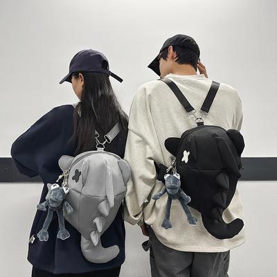 Herren Cartoon Rucksack Damen Rucksack mit großer Kapazität Studenten Schultasche