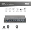 Hub usb industriel - digitus - 7 ports - usb 3.0 - protection esd 15 kv - montage sur rail din