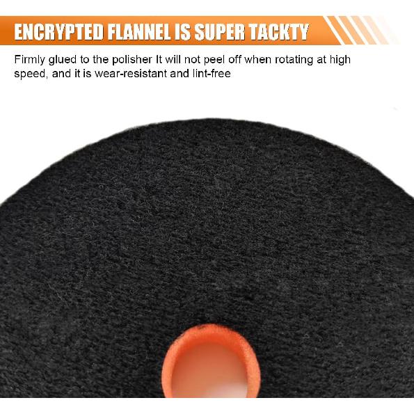 2PCS Buffing Polishing Pads, 6" Orbital Coarse Cutting Foam Sponge Pads, Hook and Loop Buffing Pad for 6 RO/DA Rotary Polisher Compounding,