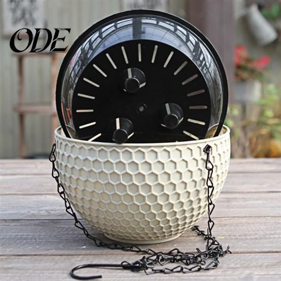 Hanging Pot Flower Basket Imitation Honeycomb Self Water Absorption Plant Hanger Waterproof Outdoor Resin for Garden