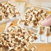 Map Thumb Tacks Map Pins Wood Plastic Materials Wooden Head Colorful with Metal Points Suitable for Craft Projects