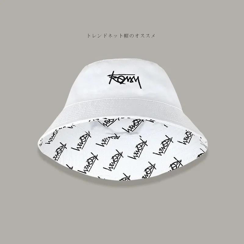 Big Head 63CM XL Size Letter Bucket Hat Men Double-Sided Women Floral Fisherman Hat Summer Casual Street Sun Hat Kids Bob Panama