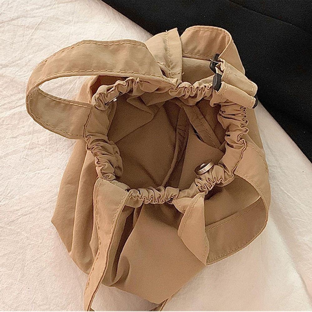 Small Nylon Shoulder Bag Korean Style Dumpling Bag Cute Canvas Messenger Bag  Office Worker