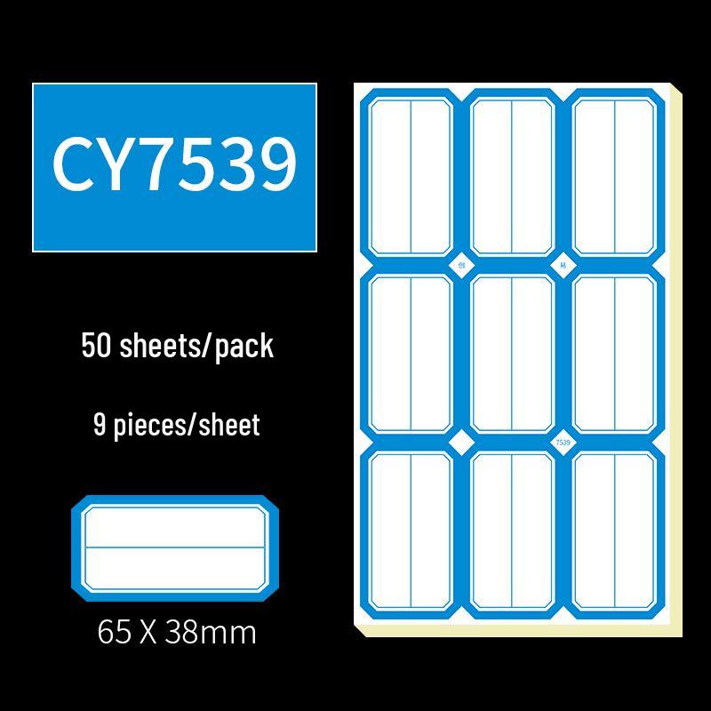 Handwritten Self-Adhesive Label Stickers for Office and Memo Marking
